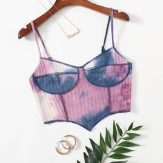 Топ с принтом тай-дай Shein