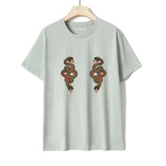 Животный Повседневный Футболки Shein