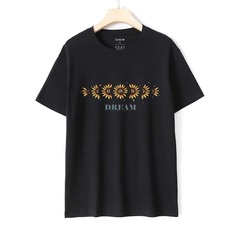 Цветочный Повседневный Футболки Shein