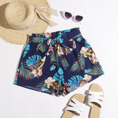 Пояс Цветочный Бохо Шорты Shein