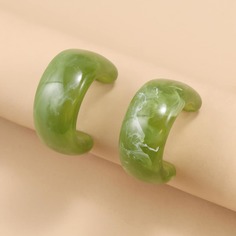 Серьги-кольца из смолы Shein