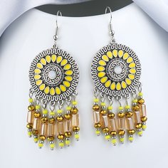 Круглые серьги-подвески с бусинами Shein