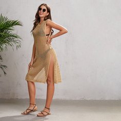 Разрез Одноцветный Накидки Shein