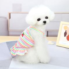 Полосатый Платья для домашних животных Shein
