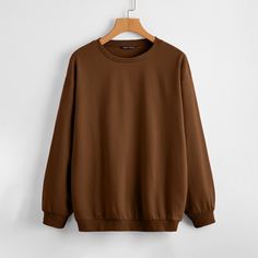 Однотонный пуловер Shein