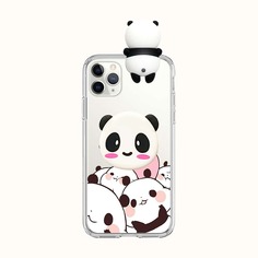 Чехол для телефона с мультипликационным принтом и пандой 3D Shein