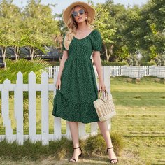 Оригинальное платье в горошек Shein