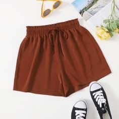 Шорты с присборенной талией Shein