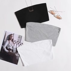 3 пакета кроп топ Shein