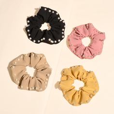 4шт резинка для волос с искусственным жемчугом Shein