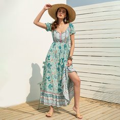 Платье с цветочным принтом Shein