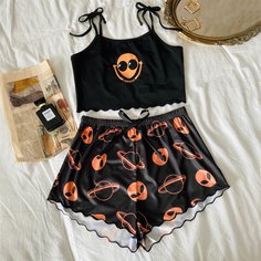 Пижама с принтом инопланетянина Shein