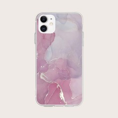 Чехол для телефона с мраморным узором Shein