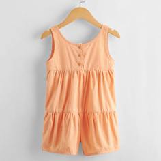 Однотонный комбинезон для девочек Shein