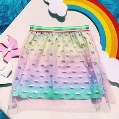 Пляжная юбка с принтом сердца для девочек Shein