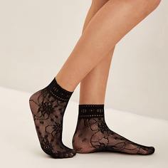 Сетчатые носки с геометрическим узором 3 пары Shein