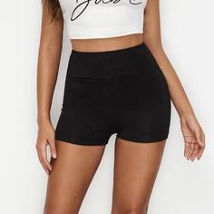 Однотонные велосипедные шорты Shein