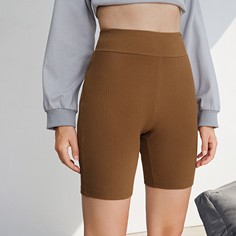 Вязаные байкерские шорты Shein