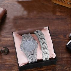 Серебряные Повседневный Мужские часы Shein