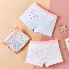 2 пакета нижнее белье с мультипликационным принтом для девочек Shein