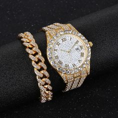 1шт мужские кварцевые часы и 1шт браслет Shein