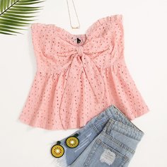 Оригинальный топ с узлом Shein