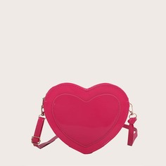 Сумка через плечо в форме сердечка Shein