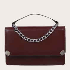 Сумка-сэтчел с цепочкой Shein