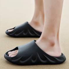 Одноцветный Мужские шлепанцы Shein