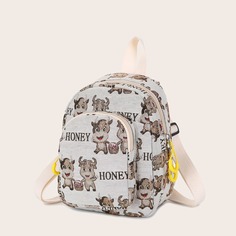 Рюкзак с коровьим узором Shein