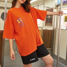 Футболка с китайским иероглифом Shein