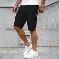 Карман Полосатый Институтский Мужские шорты Shein