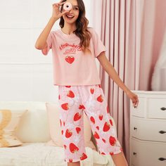 Фрукты и овощи милый Пижама Shein