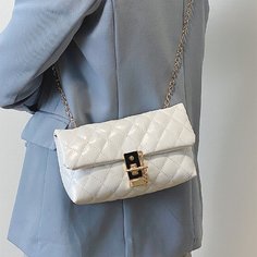 На цепочке стеганая Модный Сумка через плечо Shein