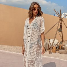 Прозрачный Одноцветный Накидки Shein