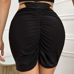 Облегающая юбка со сборкой Shein