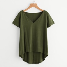 Модная асимметричная футболка Shein