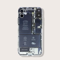 Чехол для iPhone с узором "материнская плата телефона Shein