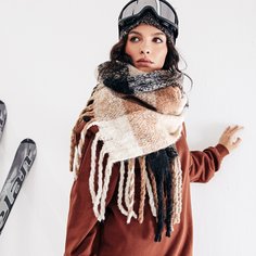 Шарф в клетку Shein