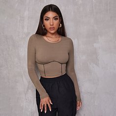 Кроп футболка Shein