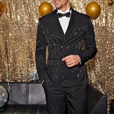 Мужской жаккардовый пиджак Shein