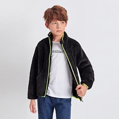 на молнии Повседневный Куртки для мальчиков Shein