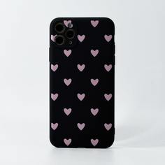 Чехол для iPhone с узором сердечка Shein