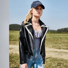 на молнии Повседневный жакеты Shein