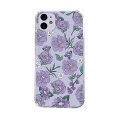 Чехол для iPhone с цветочным узором Shein