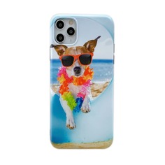 Чехол для iPhone с узором собаки Shein