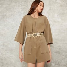 Комбинезон с карманом без пояса Shein