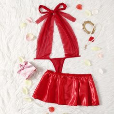 Сетчатое боди размера плюс Shein