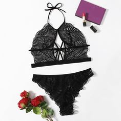 Комплект нижнего белья размера плюс Shein