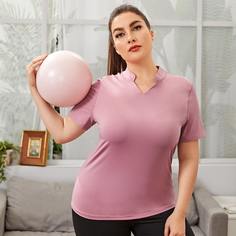 Спортивная футболка размера плюс Shein
